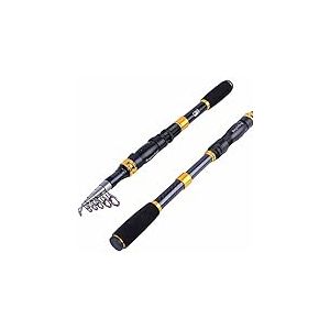 Sougayilang Canne &agrave; p&ecirc;che t&eacute;lescopique &ndash; Canne &agrave; p&ecirc;che en Fibre de Carbone Ultra l&eacute;g&egrave;re de 24 tonnes avec si&egrave;ge de Moulinet CNC, poign&eacute;e r&eacute;tractable Portable, Guides en Acier Inoxydable pour la p&ecirc;che