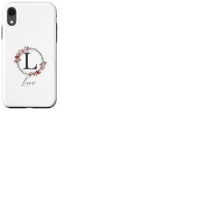 Floral Lumi Nom Fleurs Nom Personnalis&eacute; Lumi Coque pour iPhone XR
