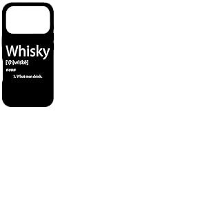 Whisky Definition Funny Alcohol Liquor Blague Adulte Gag Whisky Coque pour iPhone 17 Pro