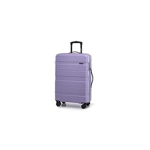 WITTCHEN Valise de Voyage Valise Moyenne Valise &agrave; roulettes ABS Trolley avec 4 roulettes Spinner Serrure &agrave; Combinaison Poign&eacute;e t&eacute;lescopique COMODO Line Taille L Violet