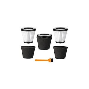 Scorpion Lot de 3 filtres de rechange pour aspirateur à main avec brosse compatible avec aspirateur à main Dirt Devil Scorpion Style F117, comparé aux pièces AD40117