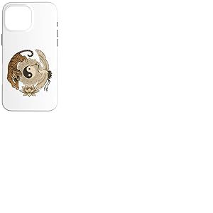 Grue, Tigre, Yin Yang, Mandala, Harmonie, Symbole Nature Coque pour iPhone 16 Pro Max