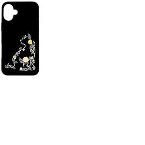 University Varsity-Gold Flower Cat Varsity-Gold Coque pour iPhone 16 Plus