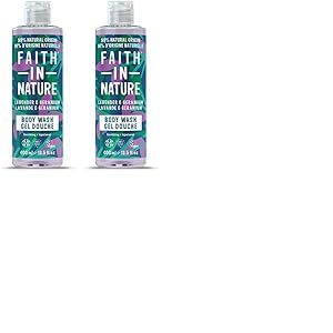 Body Wash 400ml - Lavender & Geranium - Peel & Read (Lot de 2)