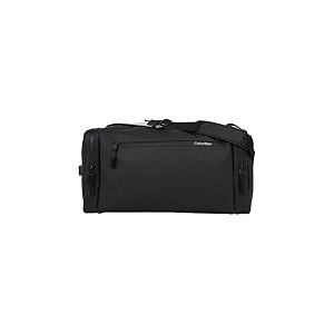 Calvin Klein Homme Sac de Voyage Week-End Rubberized Bagage Cabine, Noir (Ck Black), Taille Unique