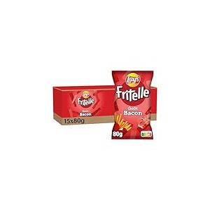 Lay's Fritelle Go&ucirc;t Bacon 80g - Lot de 15
