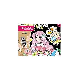 Avenir 6301691 Princesse et Son Jardin en Velours Multicolore