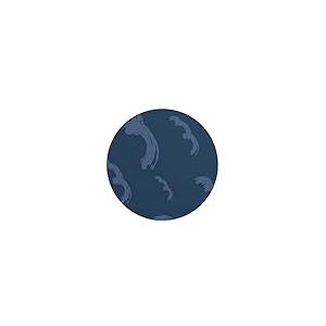 Questo Casa, Tapis de Souris Rond imprimé numérique avec Fond antidérapant pour Bureau et Maison Diamètre 22 cm