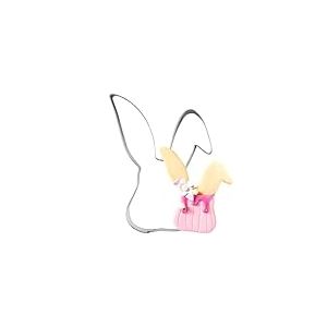 Dr. Oetker Emporte-pi&egrave;ce en forme de t&ecirc;te de lapin - Accessoire de cuisson parfait pour P&acirc;ques - 80 x 63 x 25 mm - Fer blanc &eacute;tam&eacute; - Nettoyage &agrave; la main - Design dor&eacute; - Argent&eacute;
