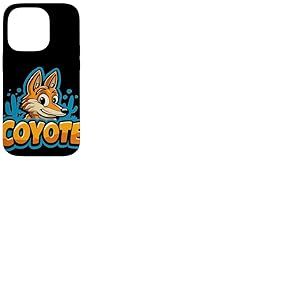 Incroyable Logo Coyote pour Les Amateurs de Dessins anim&eacute;s Coque pour iPhone 14 Pro