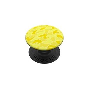 Jaune Canard Camouflage Oiseaux Aquatiques Peau de Grenouille de Chasse Camouflage PopSockets PopGrip Adhésif