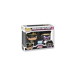 Funko Pop! Animation: JoJo's Bizarre Adventure - Jotaro & Star Platinum - 2 Pack - Exclusivit&eacute; Amazon - Figurine en Vinyle de Collection - Id&eacute;e Cadeau - Produit Officiel