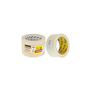 Scotch Ruban de Masquage Classic Premium, Promo Pack de 3 Rouleaux, 24 mm x 50m - Pour Peinture et Décoration Intérieure & MIARCO 98 - Cinta de carrocero Krepp Miarco 48mm x 45m