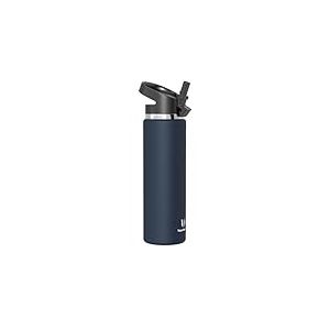 Super Sparrow Gourde Isotherme - 1000ml - Paille Bouche Large Bouteille - sans BPA - SwivelSip Gourdes INOX - pour Sport, Voyages, L'école