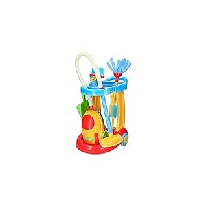 ColorBaby Play Chariot de Nettoyage avec aspirateur &eacute;lectrique (44588)