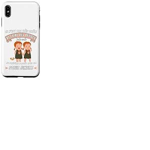 Cadeau pour Enfant Fille Soeurs Jumelles Filles 2026 Coque pour iPhone XS Max