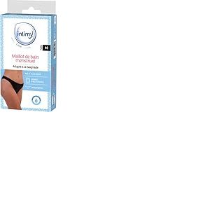 INTIMY CARE - Bas De Maillot De Bain Menstruel - Taille 40 - Adapt&eacute; &Agrave; La Baignade, Protection Contre Les Fuites, Imperm&eacute;able, Lavable Et R&eacute;utilisable