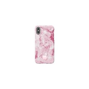 Happy Plugs 9347 iPhone X/XS Case, Pink Marble