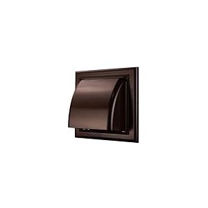 MKK 22852-023 Hotte de Protection Contre Les intempéries-Grille d'aération-Capot de façade, Marron, Ø 100 mm