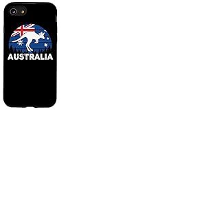 Drapeau Patriotique Australien Kangourou Australien Coque pour iPhone SE (2020) / 7/8