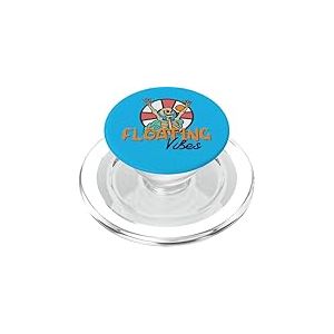 Floating Vibes Summer Vacation River Tubing PopSockets PopGrip pour MagSafe