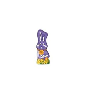 Milka - Lapin en Chocolat au Lait Croustillant - Chocolat de P&acirc;ques - Id&eacute;e Cadeau - Chocolat &agrave; Offrir - Au Lait du Pays Alpin - Cacao 100% Durable - 1 x 90 g