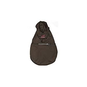 Wouapy Imperméable/Coupe Vent Pliable pour Chien Marron/Rose Taille 25
