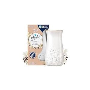 Glade Sense & Spray Diffuseur à Détection de Mouvement - Infusé Aux Huiles Essentielles - Jusqu'à 2 Mois de Parfum - Romantic Vanilla Blossom - 1 Diffuseur + 1 Recharge