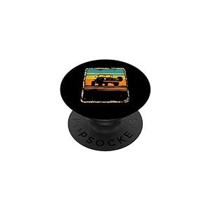 Véhicule tout-terrain rétro PopSockets PopGrip Adhésif
