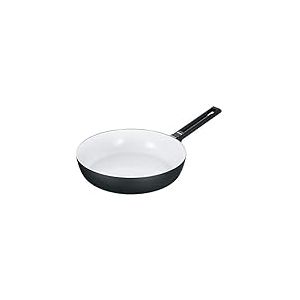 Berndes Sauteuse Starter b.nature, bord haut avec revêtement durable en quartz, convient pour l'induction, anti-rayures, 24 cm