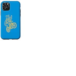 Ours Vélo Vélo Drôle Cycliste Animal Vélo Cool Bike Coque pour iPhone 11 Pro