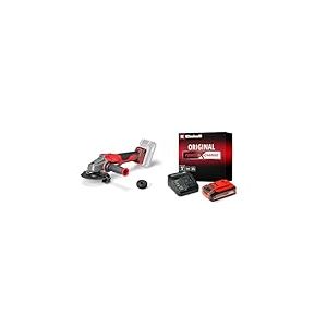 Einhell Professional Meuleuse d’angle 115mm sans fil AXXIO 18/115 Q - Power X-Change (18 V, Brushless, dispositif anti-redémarrage, protection contre surcharges) avec Chargeur et Batterie 4,0Ah PLUS