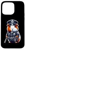 Police Officier Cochon d'Inde Cop sur Police Cochon d'Inde Coque pour iPhone 15 Pro Max