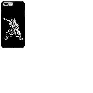 Position de combat Katana de Samurai Fighter Coque pour iPhone 7 Plus/8 Plus