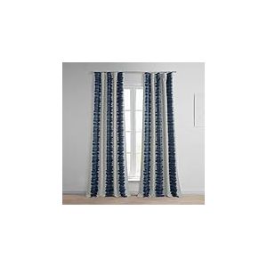 moiti&eacute; Prix Drapes Boch-kc101 a-84 Rideau Occultant, Flambe Blue, 50 x 120