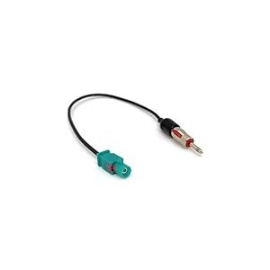 Adaptateur d'antenne pour autoradio AM/FM/Dab Connecteur Fakra Z vers DIN m&acirc;le/Femelle Universel Compatible avec BMW, Mercedes, Volkswagen, Dacia, Peugeot, Citroen Mini Cooper...