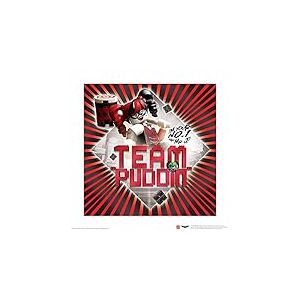 DC Comics Lego&reg; Batman (Team Puddin) 40 x 40 cm Toile Imprim&eacute;e