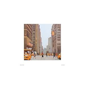 Jon Barker (7th Avenue - New York 60 x 60 cm Toile Imprimée