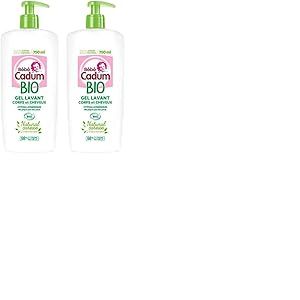 Cadum BEBE Cadum Gel Lavant Corps & Cheveux Bio Natural Caresse 750ml (Lot de 2)