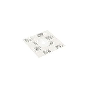 LUX ELEMENTS platine d'&eacute;tanch&eacute;it&eacute; avec zone dilatable, Platine d'&eacute;tanch&eacute;it&eacute; pour diff&eacute;rents diam&egrave;tre de tuyaux, DRY-DBDZM 150 LDRYZ2216, blanc, 150/180/60/20 mm