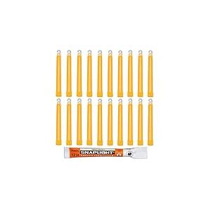 Cyalume SnapLight Orange 15cm Bâton Lumineux Glow Stick Light Stick Fluorescent Durée 12 heures (Boîte de 20)