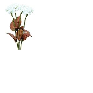 Europalms 61646 Plante de Décoration Hortensia avec des Fleurs 100 LEDs Blanc