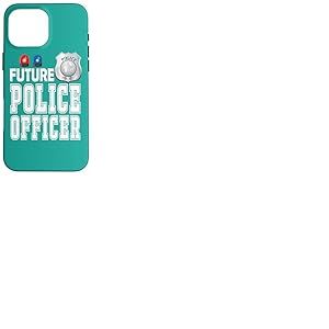 Sir&egrave;ne de Badge de Police pour Enfants Future Police Officer Coque pour iPhone 16 Pro Max