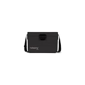 Steamy Classy 12, Glacière avec bandoulière idéal pour Une journée en extérieur, 12 litres, Noir