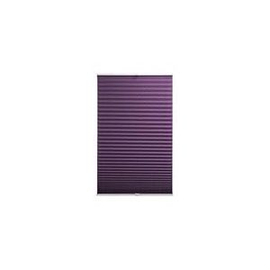 BLINDECOR Store plié translucide sans perçage pour fenêtre Polyester 80 x 140 cm 607 cm Violet