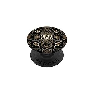 Casino Art d&eacute;co Monte Carlo avec Motifs g&eacute;om&eacute;triques &eacute;l&eacute;gants PopSockets PopGrip Adh&eacute;sif