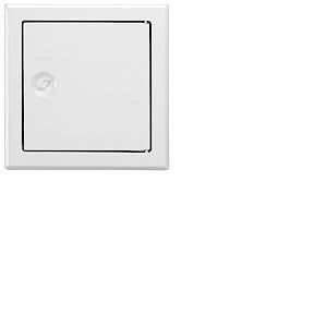 Upmann 20522, blanc Trappe d'inspection 200 x 200 mm, avec revêtement en VK, 235 x 235 mm