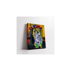 Declea Peintures Modernes Art Abstrait Femme pleurant de Pablo Picasso - Impression d'auteur de Picasso Reproduction sur toile