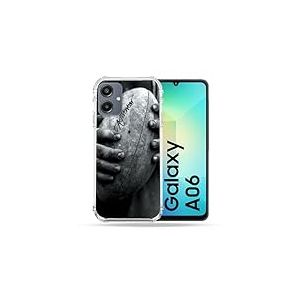 Cokitec Coque Renforc&eacute;e pour Samsung Galaxy A06 Sport Rugby Ballon Vintage