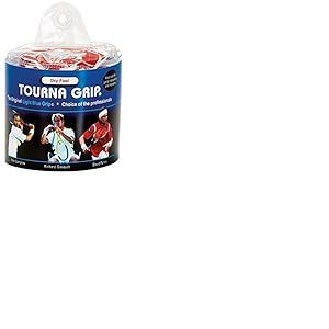 Tourna Lot de 30 surgrips de Raquette de Tennis , Mixte adulte, Bleu, L
